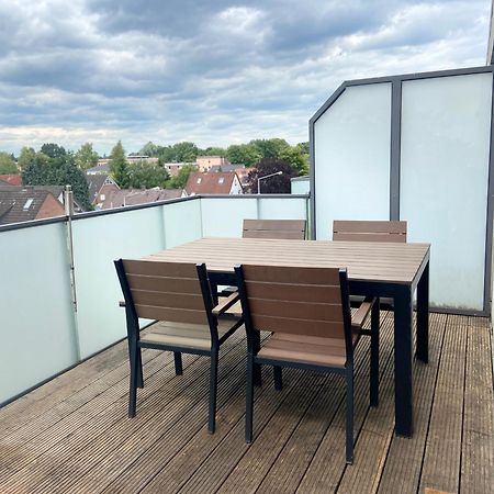 Ferienwohnung Micasa Ol - Modernes Penthouse - Stellplatz - Kueche - Wlan - Dachterrasse Oldenburg Exterior foto